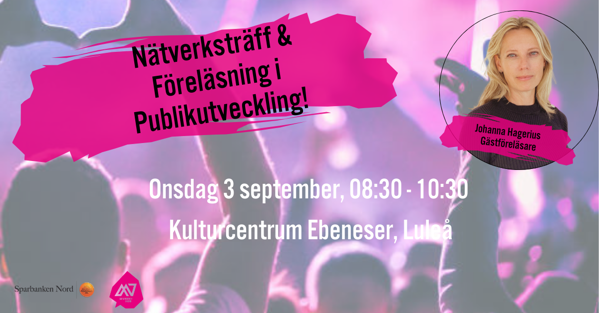 Nätverksträff och Föreläsning i Publikutveckling! (Luleå)