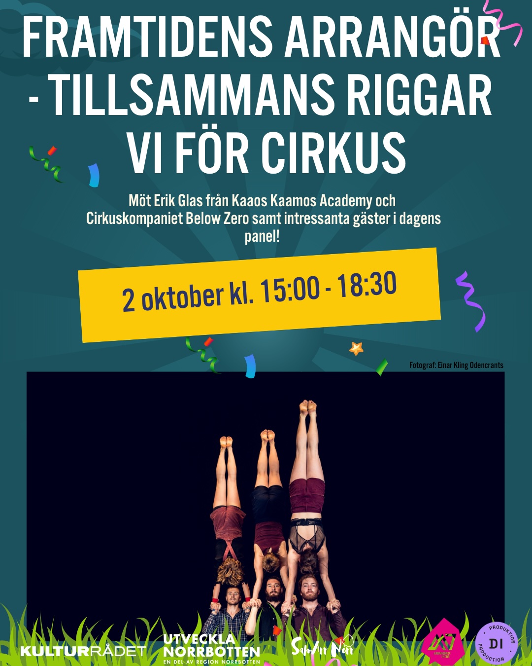 Nätverksträff – Tillsammans riggar vi för Cirkus! (Luleå)