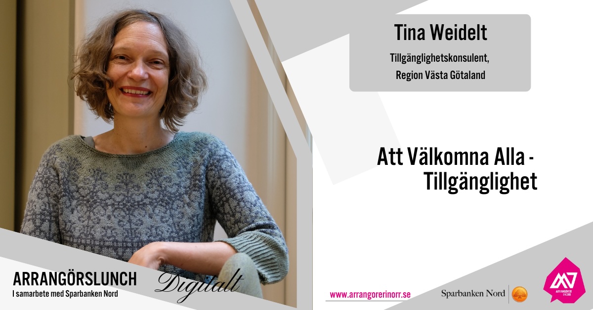 Arrangörslunch Digitalt – Att välkomna alla – om Tillgänglighet