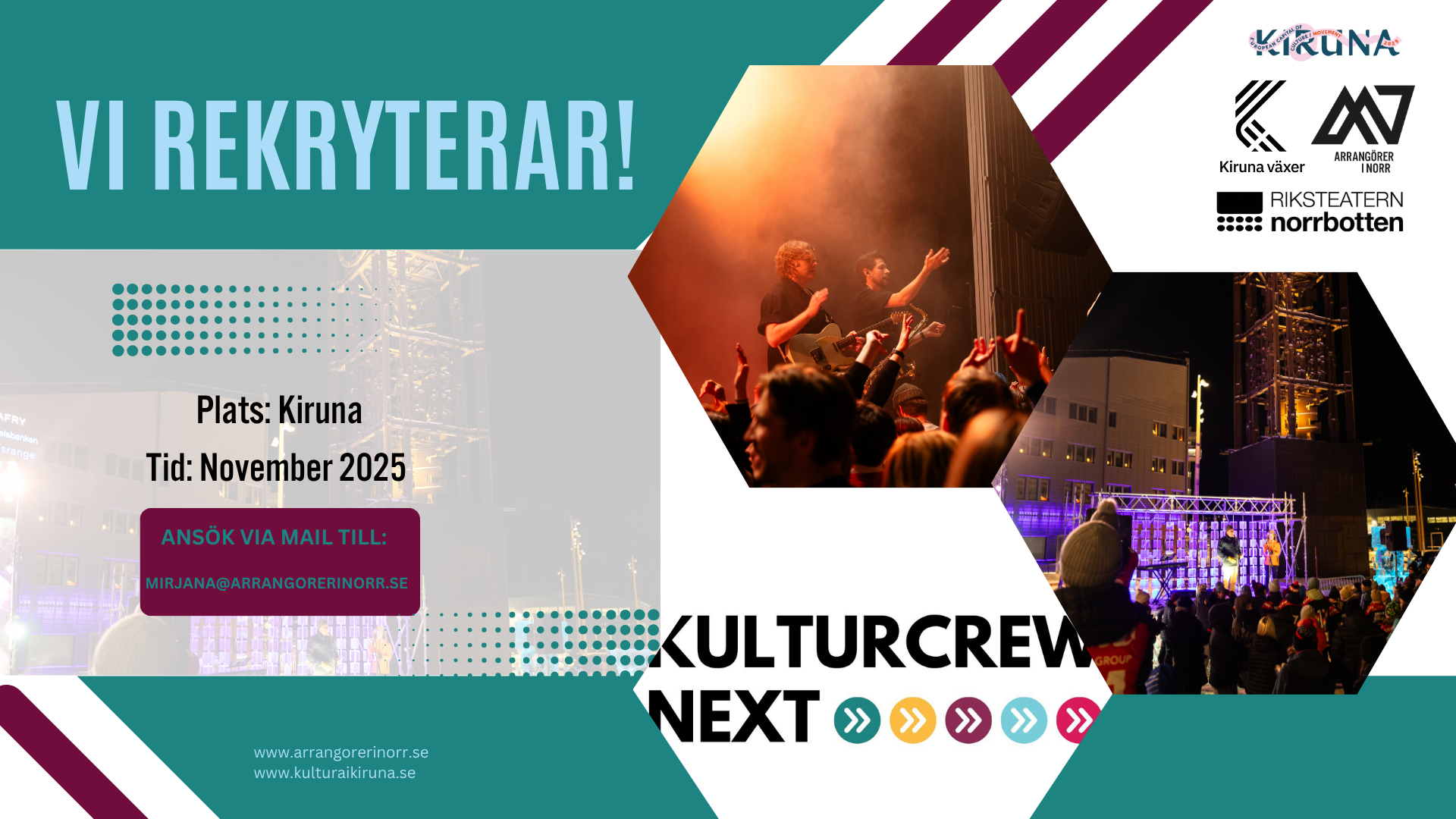 Vill du vara med och forma framtidens kulturliv i Kiruna?
