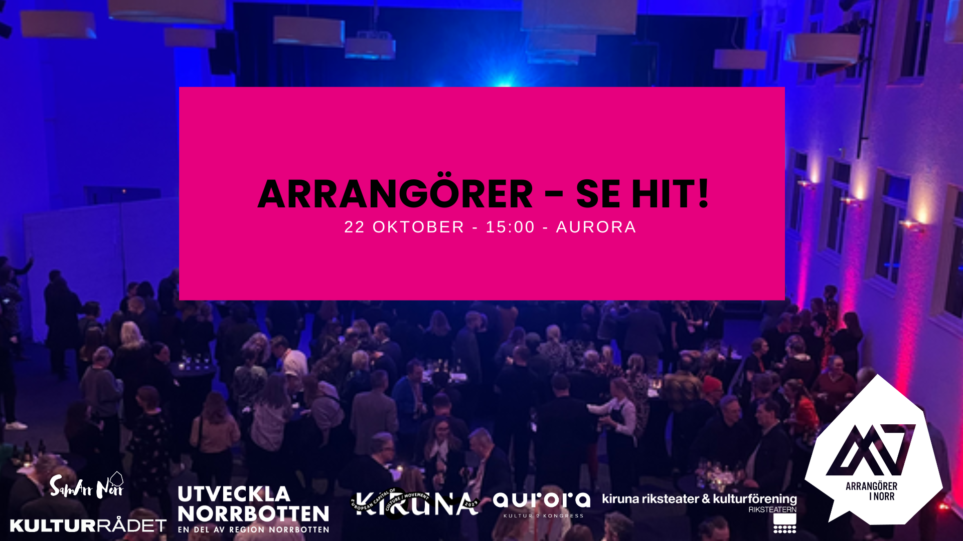 Arrangörsträff i Kiruna 22 oktober