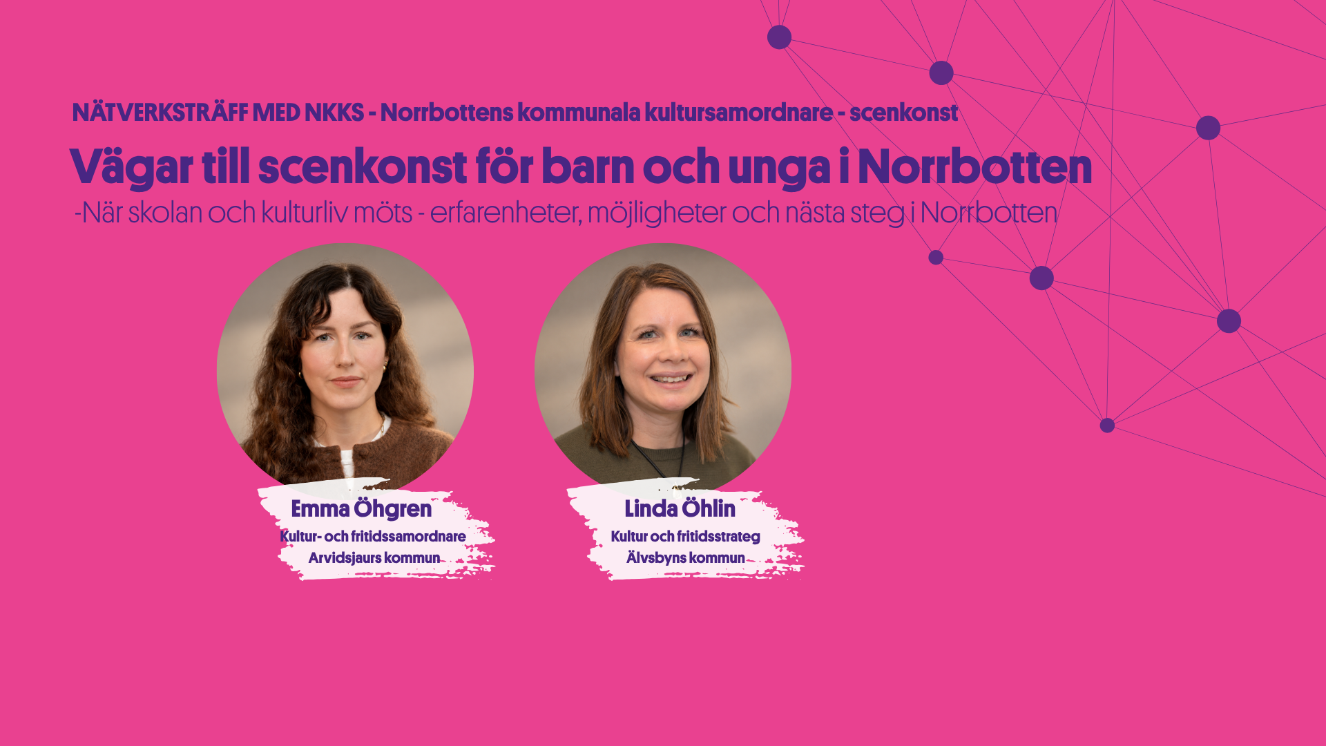 Vägar till scenkonst för barn och unga i Norrbotten – Nätverksträff Boden | Arrangörsveckan